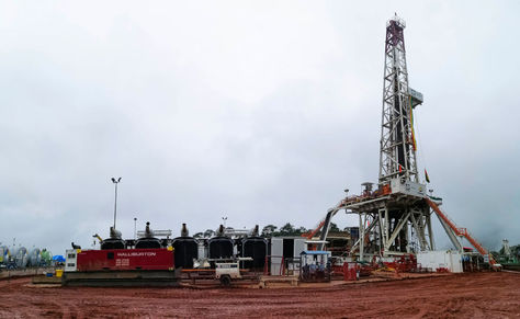 Trabajos exploratorios en el pozo Boyuy X2. Foto: Ministerio de Hidrocarburos