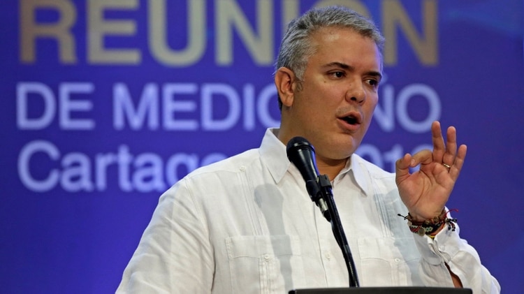 El informe resalta el compromiso del presidente Iván Duque contra el narco (EFE/ Ricardo Maldonado Rozo)