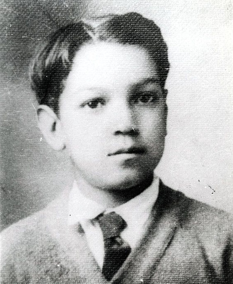 Mario Moreno de pequeño