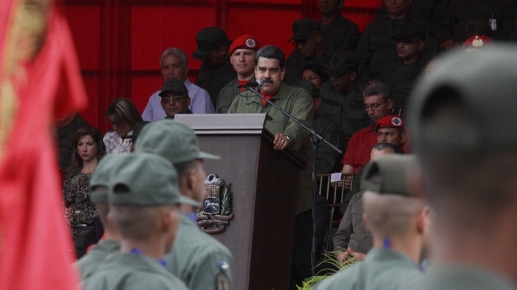 Maduro mantiene el respaldo de la Fuerza Armada Bolivariana (EFE)