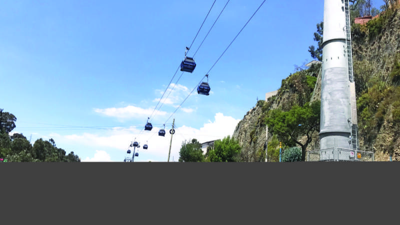 Vecinos de la casa presidencial: bajo el teleférico y el helicóptero