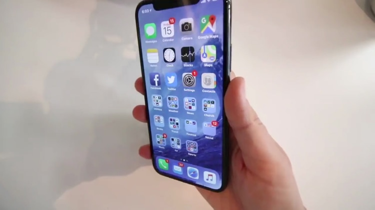 El iPhone X (Foto: Archivo)