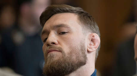Conor McGregor durante su comparecencia en una Corte de Nueva York (EE.UU.). 6 de abril de 2018.