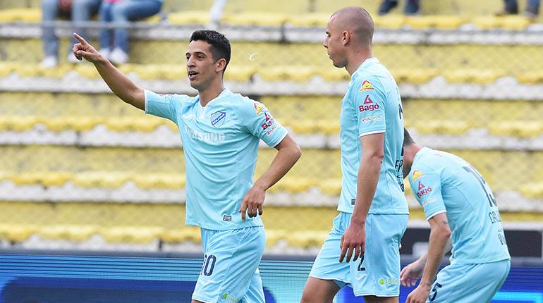 El volante del club Bolívar Thomaz Santos. | APG