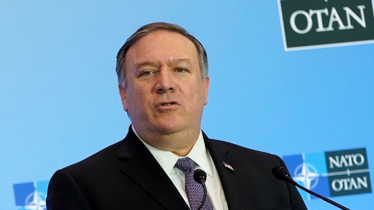 Mike Pompeo en la OTAN (Reuters)