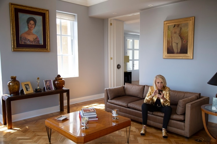 En la intimidad con Laura Bozzo. (Foto: Infobae, Juan Vicente Manrique)