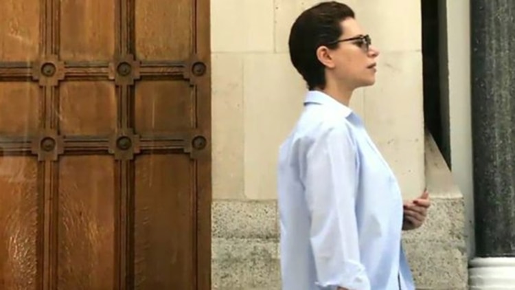 Karime Macías fue captada en el exclusivo vecindario de Belgrave en Londres