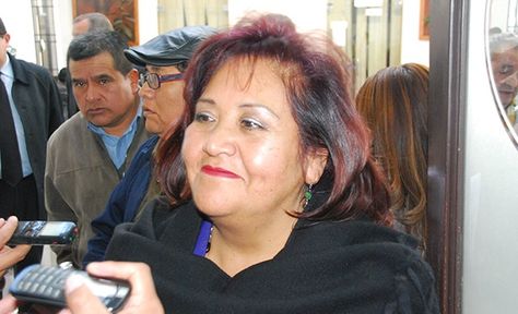 La jefa de Bancada Nacional del MAS en la Cámara de Diputados, Betty Yañiquez. Foto: La Razón - archivo