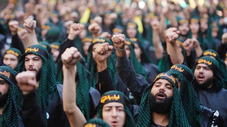 Milicianos de Hezbollah en el Líbano (AP)