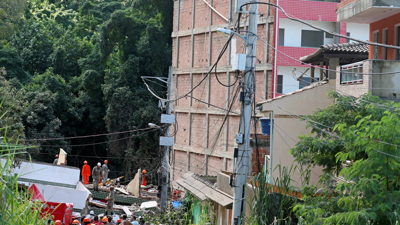 Al menos dos muertos en el derrumbe de dos edificios en Río de Janeiro