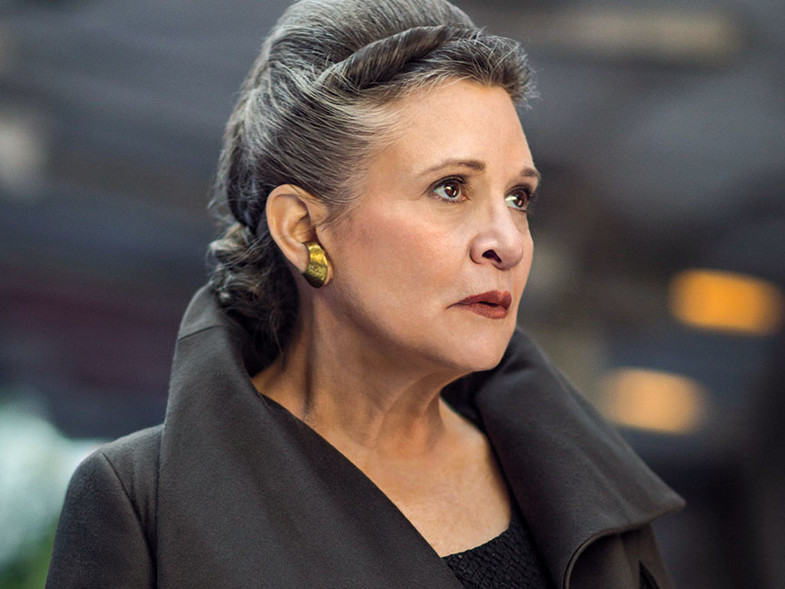 Carrie Fisher como Princesa Leia. Carrie Fisher como Princesa Leia.