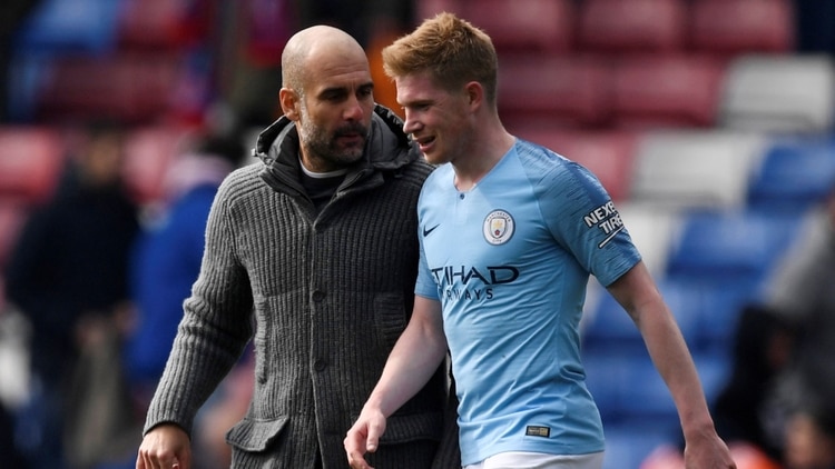 Guardiola ha confiado en Kevin De Bruyne desde su llegada al Manchester City (Reuters)