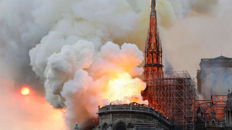 La catedral de Notre Dame de París, el 15 de abril de 2019.