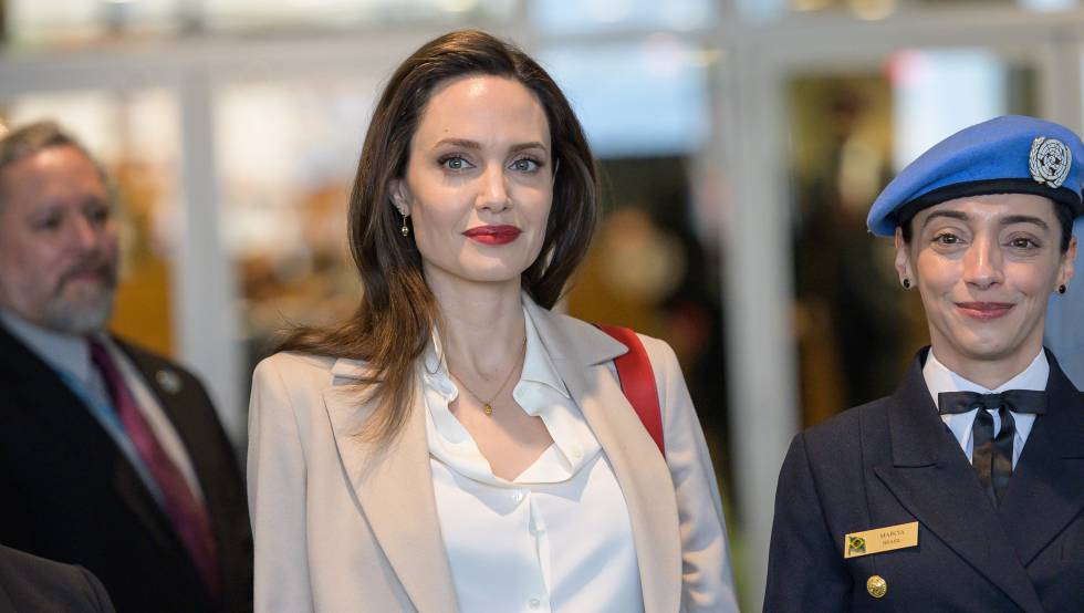 Angelina Jolie, el 29 de marzo en la ONU en Nueva York.