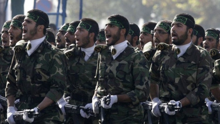 La Guardia Revolucionaria iraní