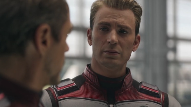 El Capitán América, esteralizado por Chris Evans (Captura de pantalla)