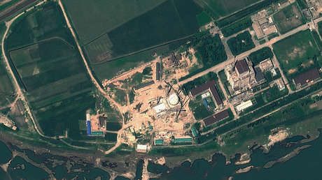 Imagen satelital del Centro de Investigación Científica Nuclear Yongbyon en Corea del Norte.