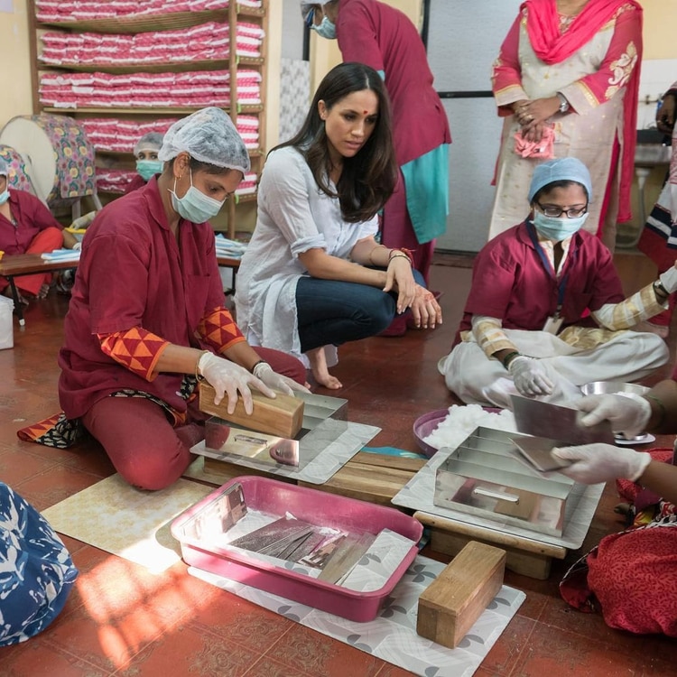 Las fotografías de Meghan Markle durante un viaje humanitario a India en enero de 2017