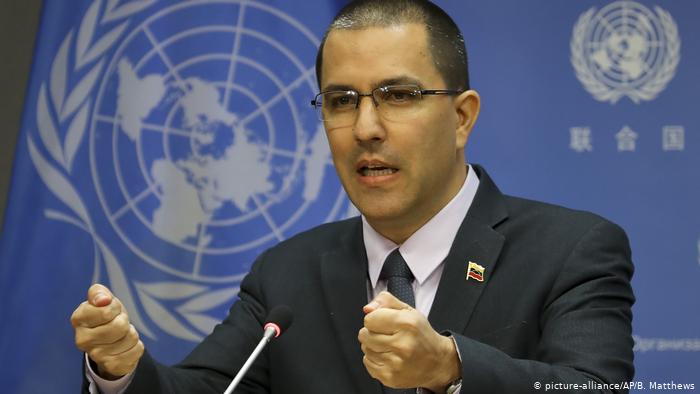 USA, New York: Jorge Arreaza im UN Hauptsitz (picture-alliance/AP/B. Matthews)