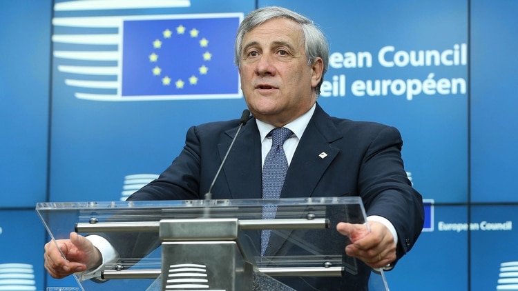 Antonio Tajani, presidente de la Eurocámara (Getty Images)