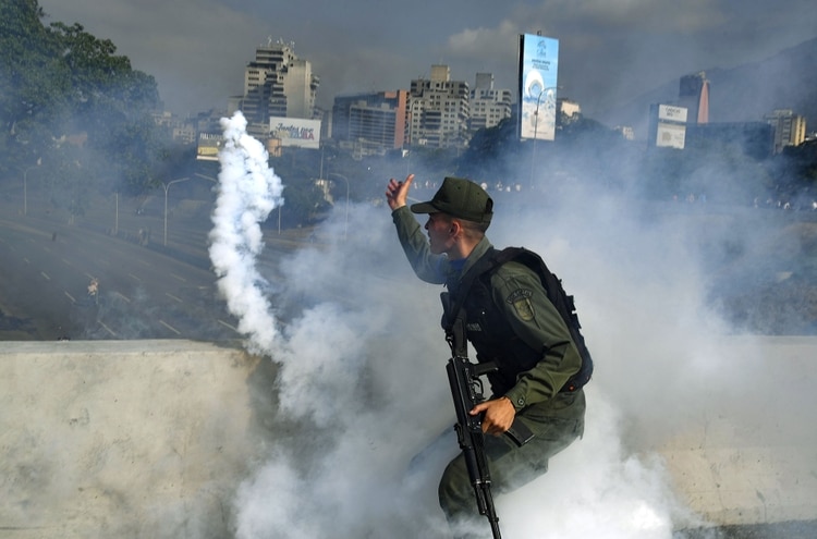El régimen chavista volvió a reprimir las manifestaciones