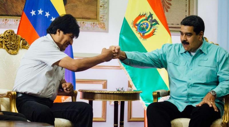 Evo Morales y Nicolás Maduro han consolidado una gran hermandad