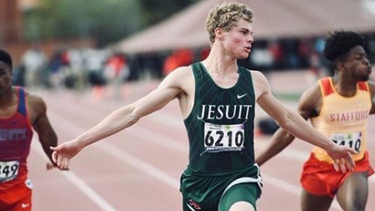 Boling participa en atletismo desde los 12 años