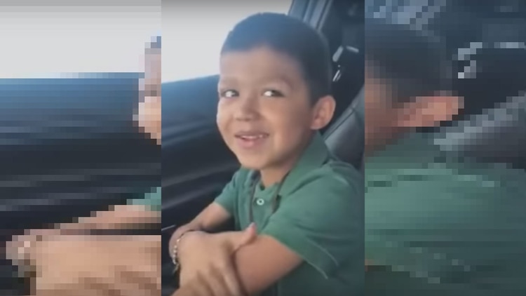 El chico hizo cara de sorpresa cuando su madre le entregó el regalo (Foto: captura de pantalla)