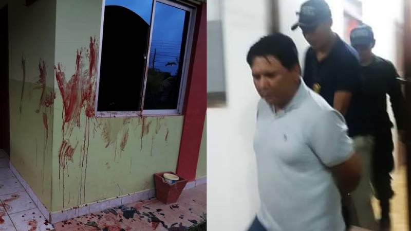 Funcionario quiso asesinar a su esposa a golpes,ahora está preso