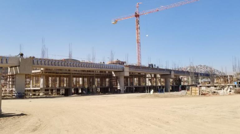 Inspección a las obras de la estación central de San Antonio. | Los Tiempos