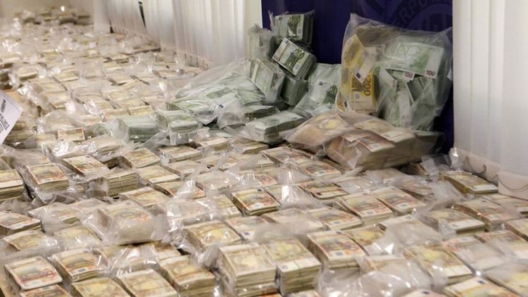 Las autoridades encontraron encontraron una caleta con 25 millones de euros en una lujosa mansión en Madrid, propiedad de Los Miami.
