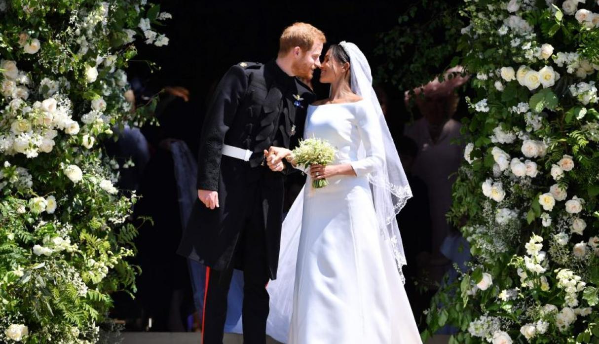 La gran boda del 2018: La unión entre el príncipe Harry y Meghan Markle. Foto: AFP La gran boda del 2018: La unión entre el príncipe Harry y Meghan Markle. Foto: AFP