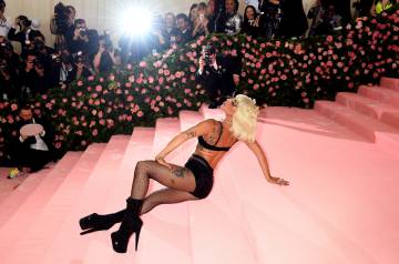 Lady Gaga en su último atuendo.
