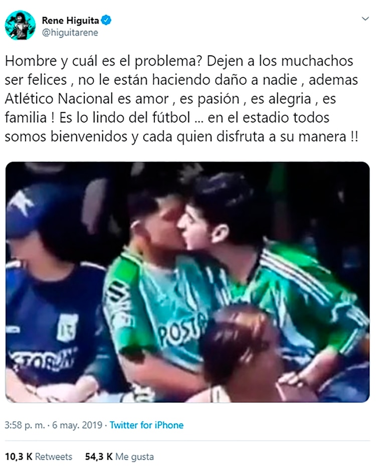 El mensaje de René Higuita en las redes sociales