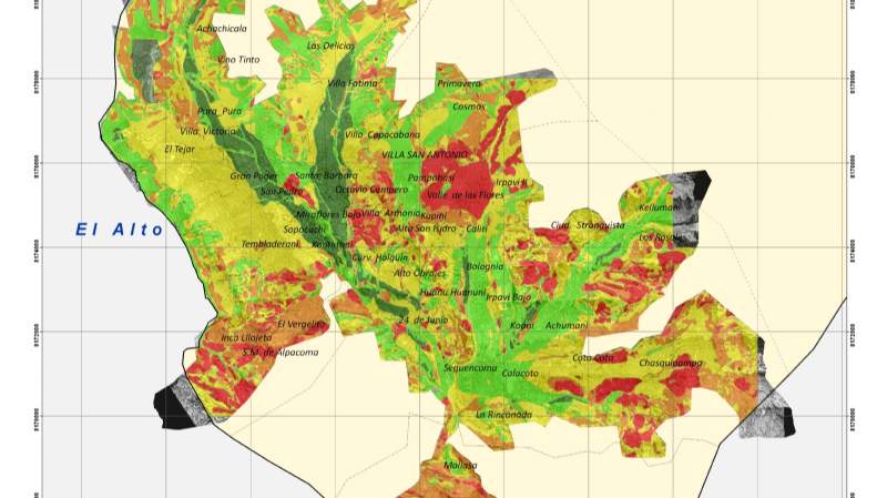 ¿Cuáles son las 36 zonas de alto riesgo en La Paz?