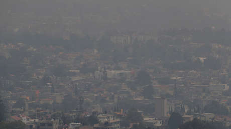 Altos niveles de contaminación en la Ciudad de México, 13 de mayo de 2019.