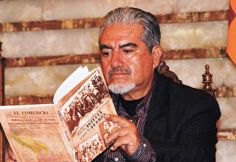 El escritor cochabambino Ramón Rocha Monroy.