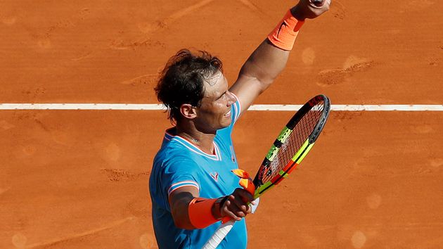 Rafael Nadal arrasó en su debut en el Masters 1000 de Roma
