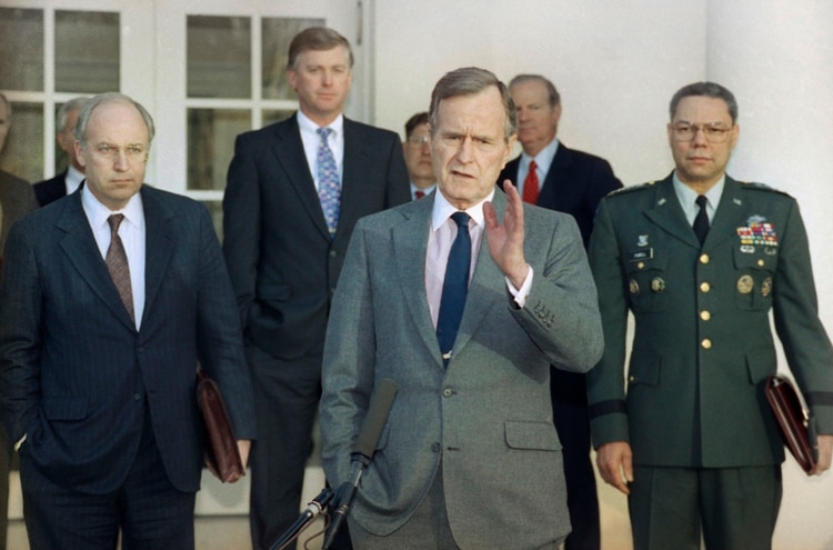 El expresidente de los Estados Unidos, George H.W. Bush. (AP Photo/Ron Edmonds, File)