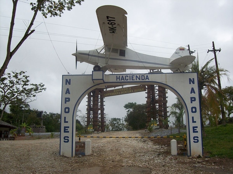 La Hacienda Nápoles, de 1920 hectáreas de extensión, fue adquirida por Pablo Escobar en 1978.