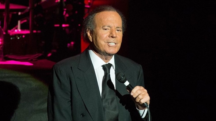 El cantante español Julio Iglesias.