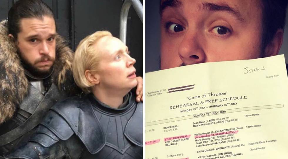 Kit Harington, Gwendoline Christie y John Bradley West, en sus despedidas de