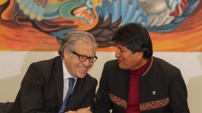 Almagro: No hay ningún fallo que pueda impedir la repostulación de Evo