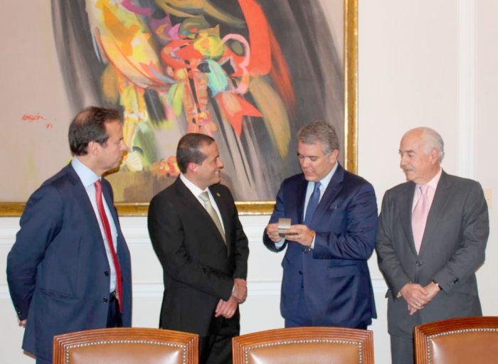 JORGE QUIROGA Y LUIS FERNANDO CAMACHO DE BOLIVIA FUERON RECIBIDOS AYER POR IVÁN DUQUE, PRESIDENTE DE COLOMBIA Y ANDRÉS PASTRANA, EXPRESIDENTE.