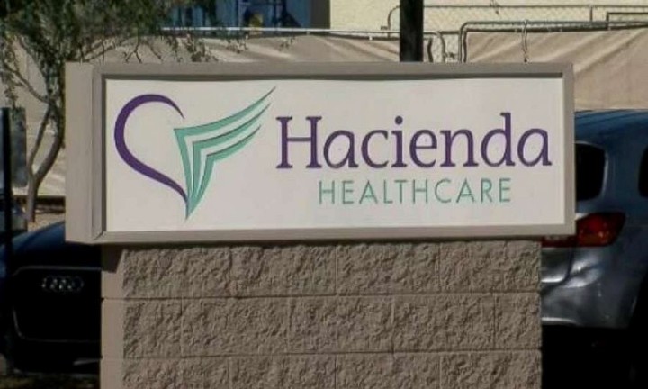 La entrada del hospital Hacienda Health Care de Phoenix, Arizona.