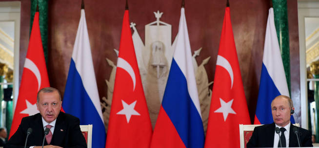 Erdogan y Putin. (EFE)
