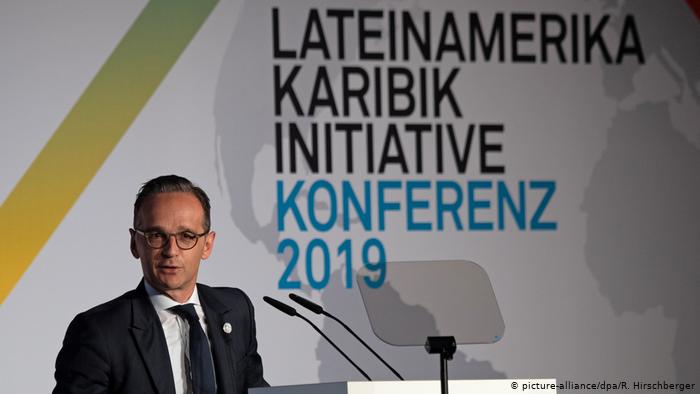 Berlin Maas bei Lateinamerika-Konferenz im AuswÃ¤rtigen Amt (picture-alliance/dpa/R. Hirschberger)
