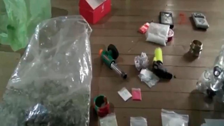 En 11 allanamientos a la banda fueron incautadas 5.000 dosis de droga listas para su venta.