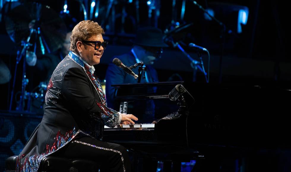 Elton John durante un concierto en Goteburgo (Suecia) el pasado 19 de mayo. 
