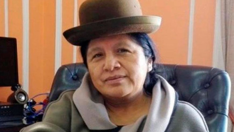 María Choque, presidenta del Tribunal Supremo Electoral de Bolivia